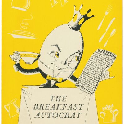 Breakfast Autocrat, Hotel New Yorker, New York, années 1950 - A4 (210x297mm) impression d'archives (sans cadre)