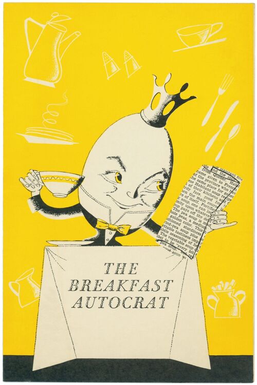 Breakfast Autocrat, Hotel New Yorker, New York, 1950s - A3 (297x420mm) Archival Print (Unframed)