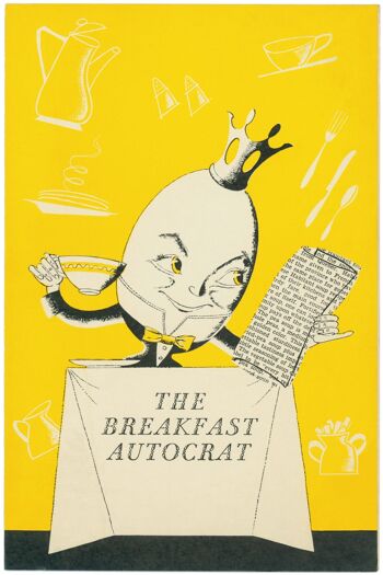 Breakfast Autocrat, Hotel New Yorker, New York, années 1950 - A3 (297x420mm) impression d'archives (sans cadre) 1