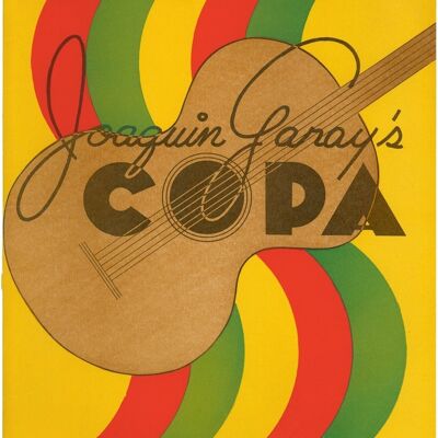 Joaquin Garays Copa, San Francisco, 1950er Jahre - 50 x 76 cm (20 x 30 Zoll) Archivdruck (ungerahmt)