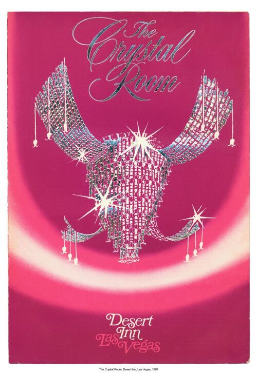 Crystal Room, Desert Inn, Las Vegas, 1970 - A2 (420x594mm) Archival Print (Unframed)