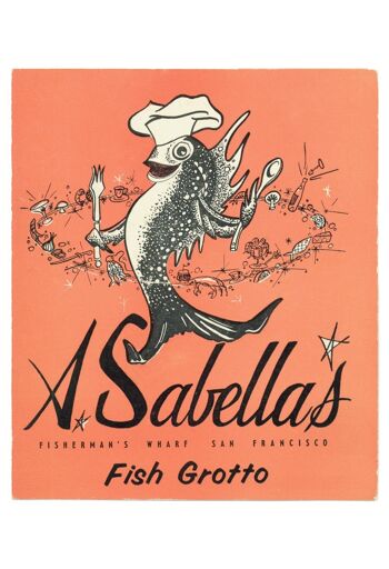 A. Sabella's, San Francisco, 1959 - impression d'archives 12 x 12 pouces (sans cadre) 1