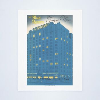 The Blue Room, The Roosevelt Hotel, La Nouvelle-Orléans, 1952 - A4 (210x297mm) Tirage d'archives (Sans cadre) 4