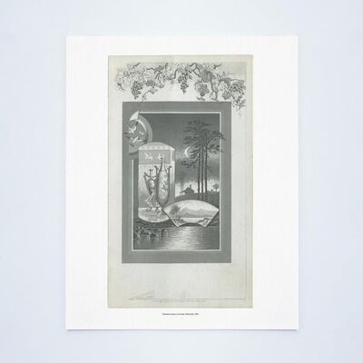 Cameron House, La Crosse, Wisconsin, cena del Ringraziamento 1881 - A1 (594 x 840 mm) Stampa d'archivio (senza cornice)