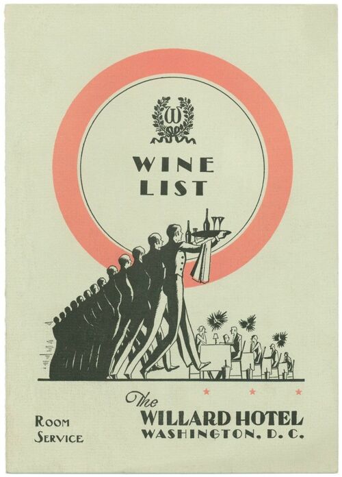Willard Hotel, Washington D.C. 1936 - A4 (210x297mm) Archival Print (Unframed)