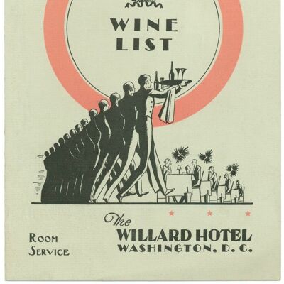 Willard Hotel, Washington D.C. 1936 - 50x76cm (20x30 inch) Archival Print (Unframed)