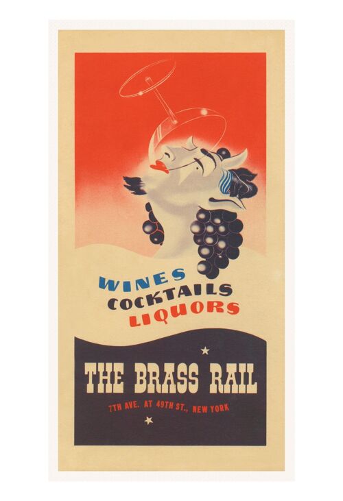 The Brass Rail, New York, 1938 - A4 (210x297mm) Archival Print (Unframed)