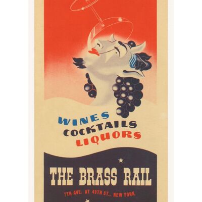 The Brass Rail, New York, 1938 - 50x76cm (20x30 pouces) Tirage d'archives (Sans cadre)