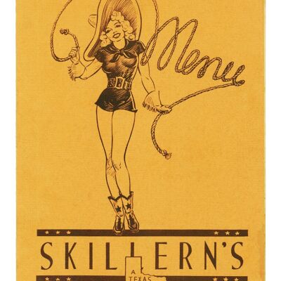 Skillern's, Texas, 1940 - A4 (210x297mm) impression d'archives (sans cadre)