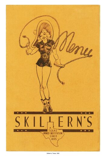Skillern's, Texas, 1940 - A4 (210x297mm) impression d'archives (sans cadre) 1