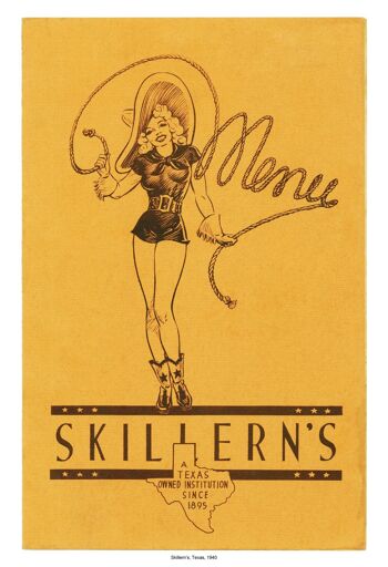 Skillern's, Texas, 1940 - 50x76cm (20x30 pouces) impression d'archives (sans cadre) 1