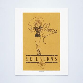 Skillern's, Texas, 1940 - 50x76cm (20x30 pouces) impression d'archives (sans cadre) 3