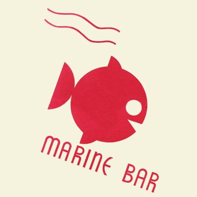 Marine Bar, Santa Catalina, Kalifornien, 1930er Jahre - A3 (297 x 420 mm) Archivdruck (ungerahmt)