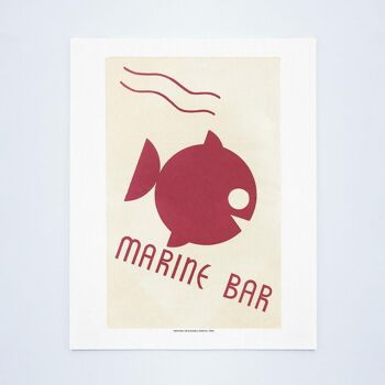 Marine Bar, Santa Catalina, Californie, années 1930 - 50 x 76 cm (20 x 30 pouces) impression d'archives (sans cadre) 3