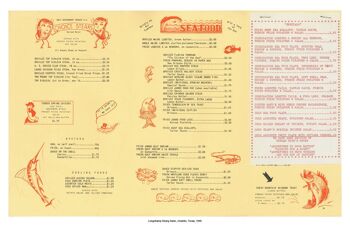 Long Champ Dining Salon, Amarillo, Texas, 1948 - A3+ (329 x 483 mm, 13 x 19 pouces) impression d'archives (sans cadre) 2