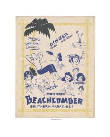 Beachcomber de Monte Proser, Boston, années 1940 - A3+ (329 x 483 mm, 13 x 19 pouces) impression d'archives (sans cadre) 3