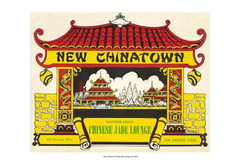 New Chinatown, salon de jade chinois, Los Angeles 1945 - impression d'archives A4 (210 x 297 mm) (sans cadre) 2
