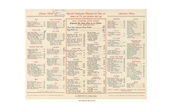 Ken's Restaurant, New York, 1942 - impression d'archives A4 (210 x 297 mm) (sans cadre) 2