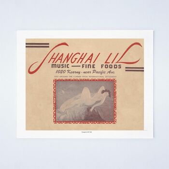 Shanghai Lil, San Francisco 1945 - A4 (210x297mm) impression d'archives (sans cadre) 1