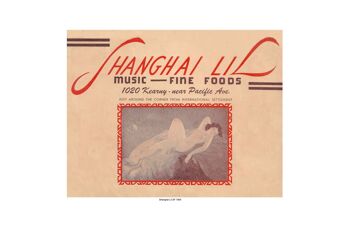 Shanghai Lil, San Francisco 1945 - 50x76cm (20x30 pouces) impression d'archives (sans cadre) 2