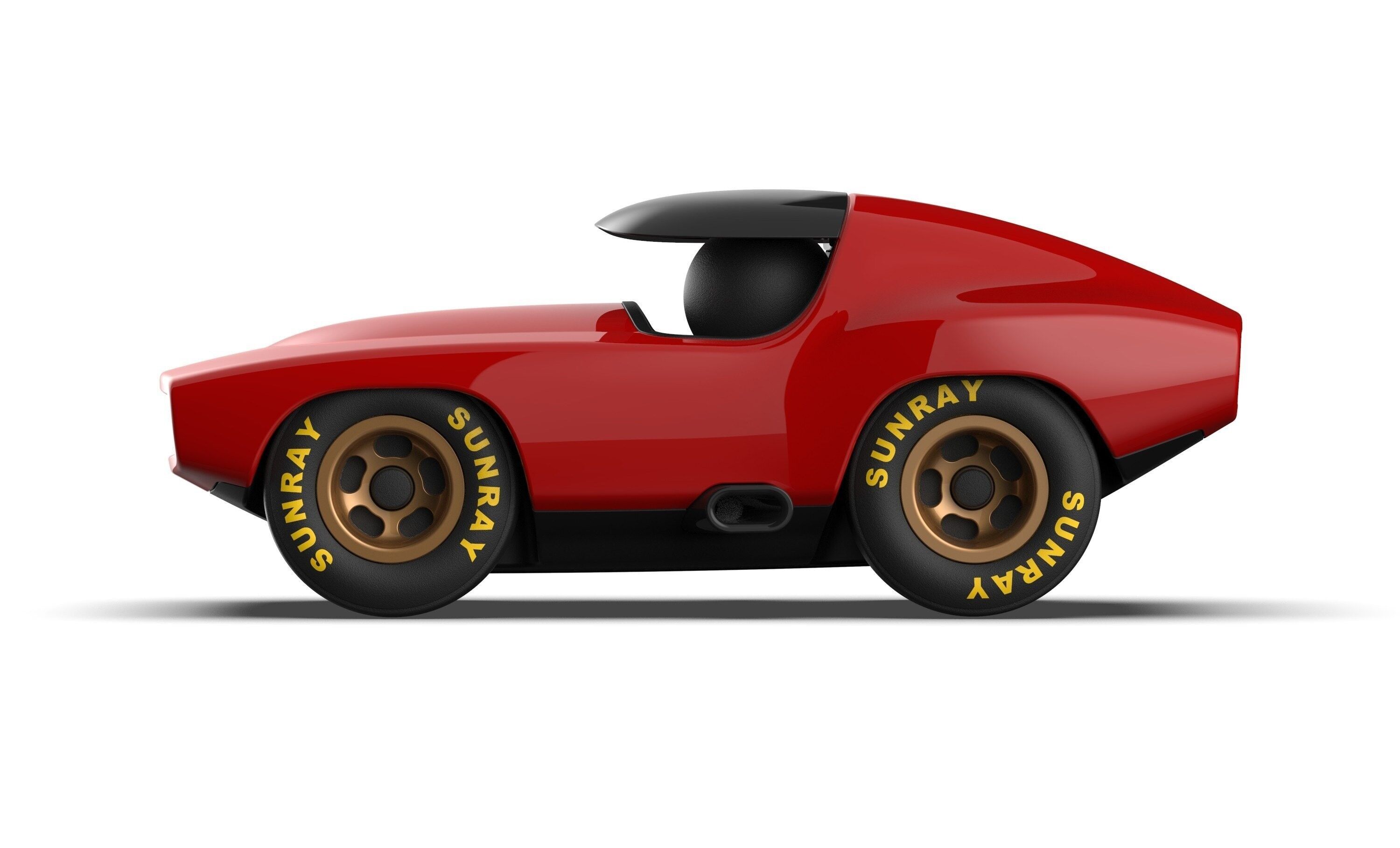 Auto Verve Fastback Piombo Pancia Rossa - L. 16,10 cm