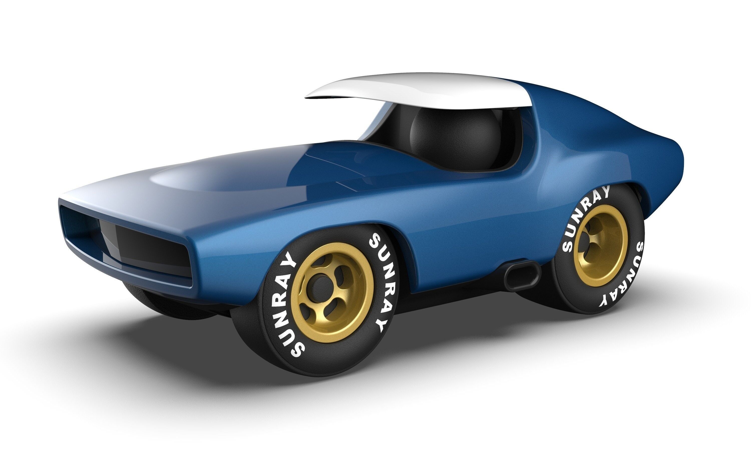 Verve Fastback Sonny Metallic Blue Car - L. 16,10 cm