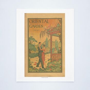 Jardin oriental, Chicago des années 1930 - A4 (210x297mm) impression d'archives (sans cadre) 1