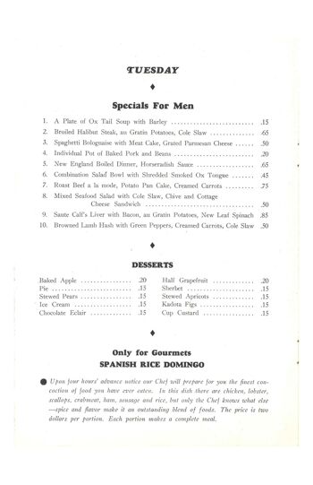 Esquire Restaurant For Men, Penn-Harris Hotel, Harrisburg, PA des années 1930 - A4 (210x297mm) impression d'archives (sans cadre) 2