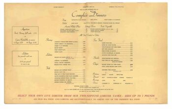 Ciungan's Shrimp House, Ecorse, Michigan 1954 - A4 (210x297mm) impression d'archives (sans cadre) 2