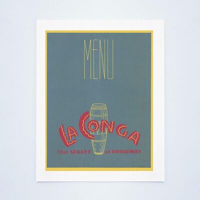 La Conga, New York anni '40 - A4 (210 x 297 mm) Stampa d'archivio (senza cornice)