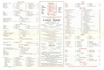 Flat Iron Restaurant & Café, New York 1905 - A3+ (329x483mm, 13x19 pouces) Impression d'archives (Sans cadre) 2