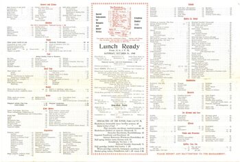 Flat Iron Restaurant & Café, New York 1905 - 50 x 76 cm (20 x 30 pouces) impression d'archives (sans cadre) 2