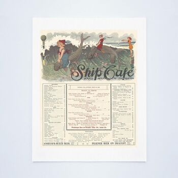 Ship Café, Venise, Californie 1913 - A3+ (329 x 483 mm, 13 x 19 pouces) impression d'archives (sans cadre) 2