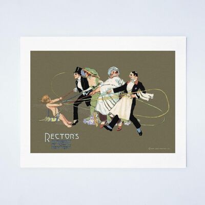 Rector's, New York 1913 - A4 (210x297mm) Archival Print (Unframed)
