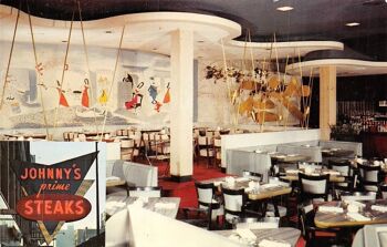Johnny's Prime Steak House, Chicago 1960 - A4 (210x297mm) impression d'archives (sans cadre) 4