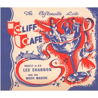 Cliff Cafe, Cliftonville Lido, Margate, England 1950s - A2 (420x594mm) Archival Print (Unframed)
