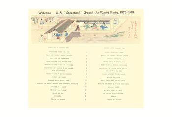 S/S Cleveland Around The World Party Tokyo 1913 - 50 x 76 cm (20 x 30 pouces) impression d'archives (sans cadre) 2