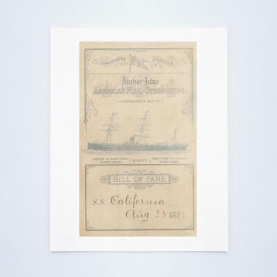 P/E California 1881 - A3 (297x420mm) Stampa d'archivio (senza cornice)