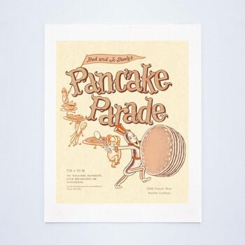Pancake Parade de Bud & Jo Sheely, Rancho Cordova, CA des années 1960 - A2 (420 x 594 mm) impression d'archives (sans cadre) 4