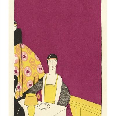 Hotel Statler, Boston 1930s Menu Art - A4 (210x297mm) Archival Print (Unframed)