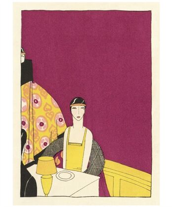 Hôtel Statler, Boston des années 1930 Menu Art - A3 (297x420mm) impression d'archives (sans cadre) 1