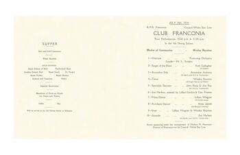 S/S Franconia 1934 - A2 (420x594mm) impression d'archives (sans cadre) 3