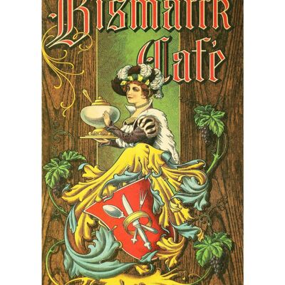 Bismarck Café, San Francisco 1900 - A3 (297 x 420 mm) Archivdruck (ungerahmt)