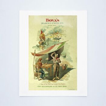 Bova's, Boston 1906 - A1 (594x840mm) impression d'archives (sans cadre) 1