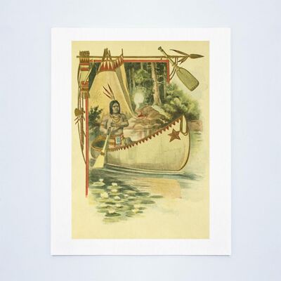 The Capital Restaurant, Hoquiam, Washington 1906 - 50x76cm (20x30 inch) Archival Print (Unframed)