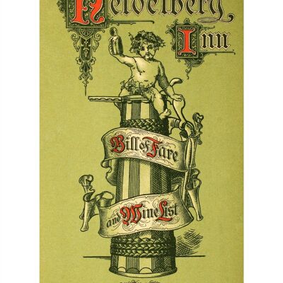 The Heidelberg Inn, San Francisco 1908 - A3+ (329 x 483 mm, 13 x 19 Zoll) Archivdruck (ungerahmt)