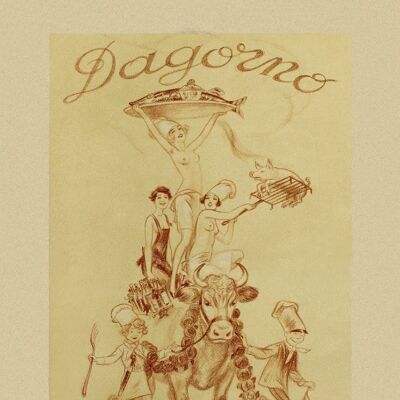 D'Agorno, Paris 1920s - A4 (210x297mm) Archival Print (Unframed)