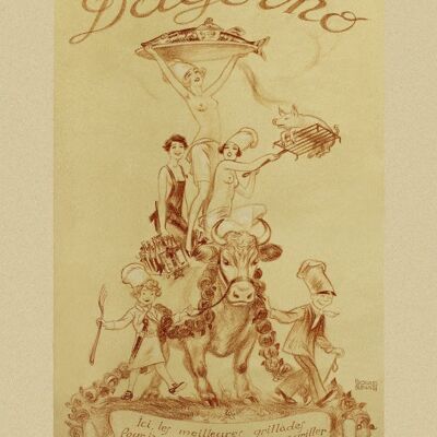 D'Agorno, Paris 1920s - 50x76cm (20x30 inch) Archival Print (Unframed)