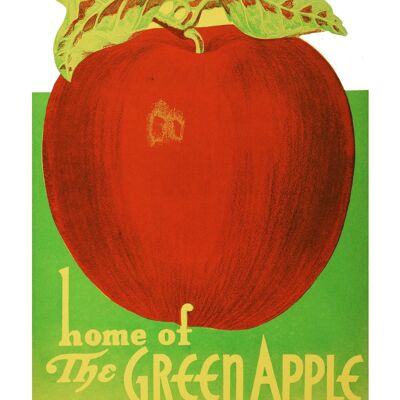 The Green Apple Pie Shop 1946 - A4 (210x297mm) Archival Print (Unframed)