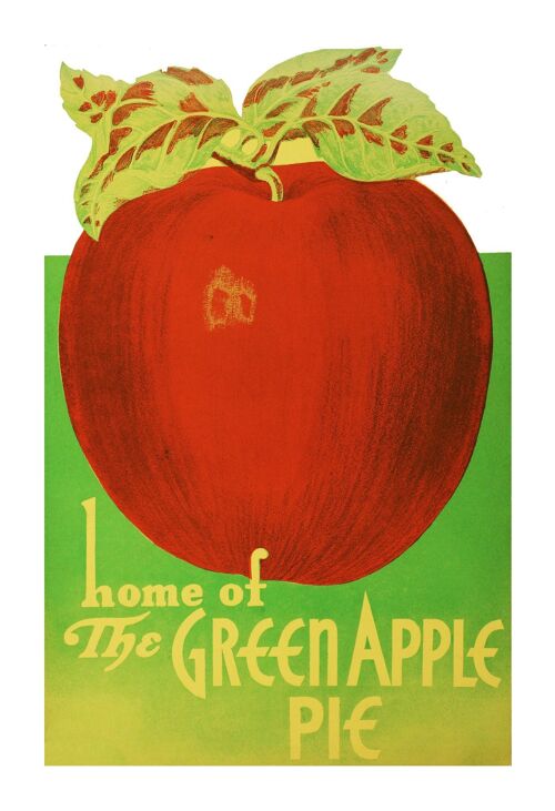 The Green Apple Pie Shop 1946 - 50x76cm (20x30 inch) Archival Print (Unframed)